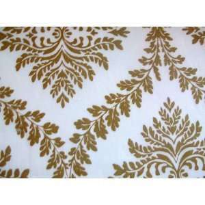   , White and Gold, Tablecloth Oval Table Cloth Cover 