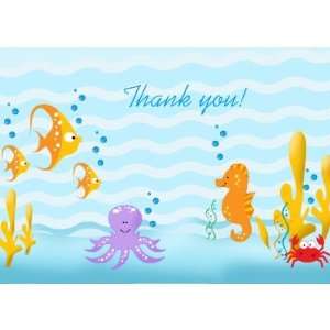  Baby Sea Critters Thank You Note Card Health & Personal 