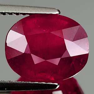 05 Ct. Oval Shape Natural Blood Red Ruby Madagascar  