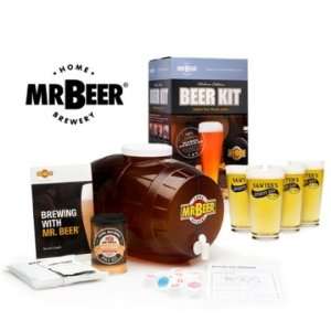 Mr. Beer with Personalized Pub Glass Set