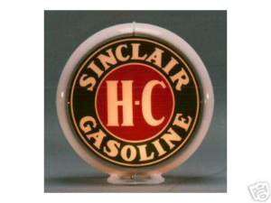 SINCLAIR HC GASOLINE GAS PUMP GLOBE SIGN  