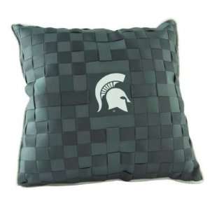 Michigan State Spartans Square Pillow from Tessuta   Michigan State 