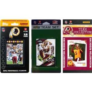  NFL Washington Redskins 3 Different Licensed Trading Card 