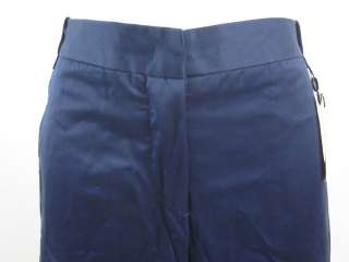NWT COSTUME NATIONAL Navy Twill Wide Leg Pants Size 40  
