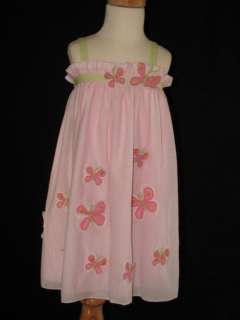 NWT Halabaloo Easter Party Butterfly Dress 3T Stunning  