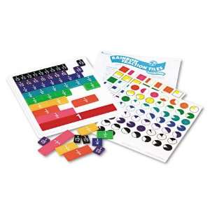  Learning Resources® Rainbow Fraction Tiles w/Plastic Tray 