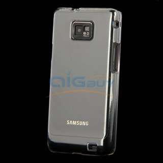 CRYSTAL CLEAR HARD CASE COVER FOR SAMSUNG GALAXY S2 i9100 & SCREEN 