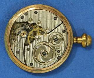 Circa 1900s New York Standard Watch Co Open face Antique Pocket Watch 