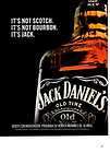 2009 JACK DANIELS WHISKY ITS JACK 1PG PRINT SPANISH AD