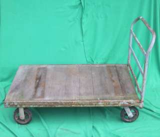 FLAT BED PLATFORM DOLLY ROLLING HAND PUSH CART 54 x 36  