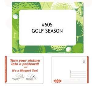 Sunshine Girl 4 x 6 Magnetic Postcard Picture Frame, Golf Season 