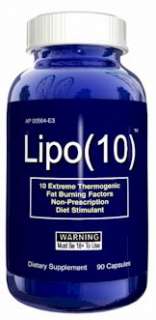 Lipo(10)   Most Popular Herbal Thermogenic Fat Burner  