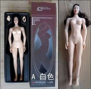 New Small breast seamless body for 1/6 figure Pale By Phicen New Head 