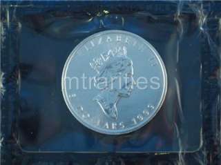 1999 Canadian Silver Maple Leaf 1oz  sheet of 10 coins  