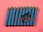 new 10pc metal lathe mill carbide tipped 1 4 c6