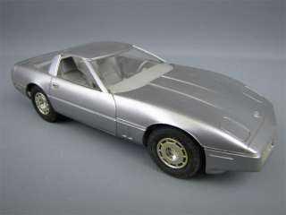 1984 Silver 2 Door Corvette Promotional Model Toy Car  