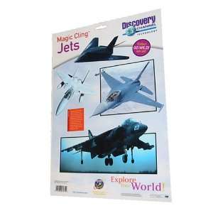  Jet Fighter Aircraft Window Magic Clings Toys & Games