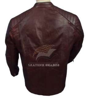 Superman Smallville Leather Jacket with Superman Embossed Emblem 