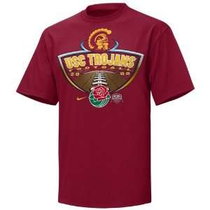   USC Trojans Crimson 2008 Rose Bowl Bound T shirt