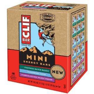 Clif Bar Mini Energy Bar, Variety Pack (6 Chocolate Chip Peanut Crunch 