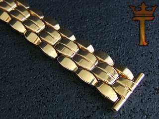 nos 22mm APEX Gold gf DELUXE 1950s Vintage Watch Band  