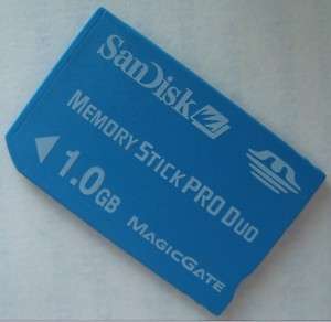 10 x 1GB SAN DISK Memory Stick Pro Duo Card genuine  