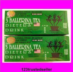  BALLERINA TEA DIETERS DRINK EXTRA STRENGTH 2 BOXES(36 BAGS)  
