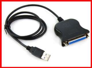 New USB to DB25 Female Port Print Converter Cable LPT  