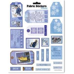  Winter Fabric Stickers Arts, Crafts & Sewing