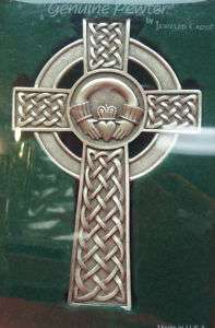 Celtic Cross 5 Pewter by Jeweled Cross  