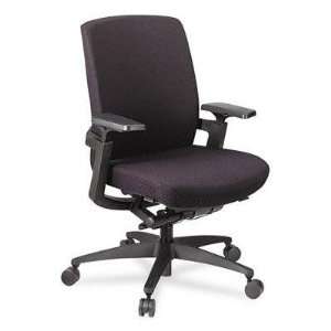     F3 Series Synchro Tilt Work Chair, Black Upholstery Electronics