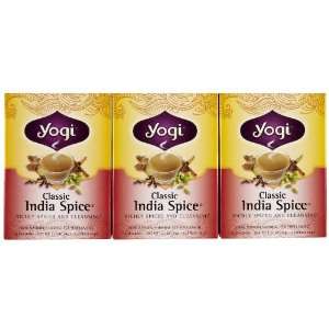 Yogi Tea Classic India Spice, Herbal Supplement, Tea Bags, 16 ct, 3 pk