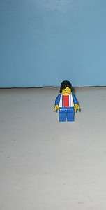 Lego Classic Town Girl Mini Figure w/ Black Long Hair  