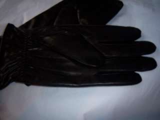 Mens Polo Ralph Lauren Black Driving Leather Gloves,XL  
