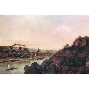  View of Pirna 1730 12 x 18 Poster