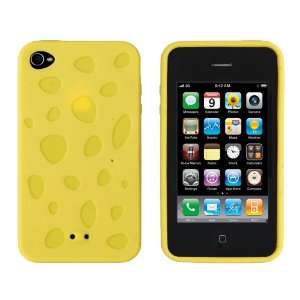iPhone 4 * Rubber Crater Case * (Yellow) 16GB, 32GB * 4th Gen * iPhone 