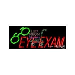  Eye Exams LED Business Sign 11 Tall x 27 Wide x 1 Deep 