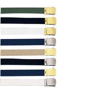 NEW Cotton Military Style Web Belts Fits Sizes to 54in.  