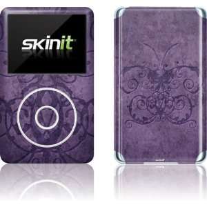  Purple Damask Butterfly skin for iPod Classic (6th Gen) 80 