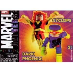  Marvel Comics Dark Phoenix & Cyclops Kubrick Figure Set 