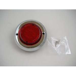 com Red 2 Round 9 LED Truck Trailer Side Marker Clearance Light Kit 