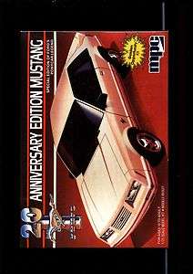   ANNIVERSARY MUSTANG 125 MODEL KIT MINT FACTORY SEALED M2803  