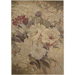 Summerfield Beige Floral Rug (36 x 56)  