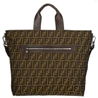 Fendi Zucca Canvas Shopper Bag  