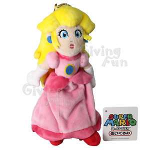 GENUINE Super Mario Bros 9 Princess Peach Plush Doll  