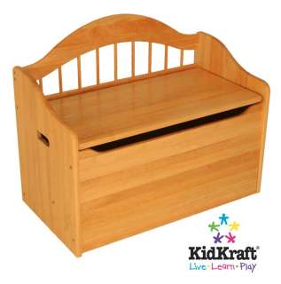KidKraft Honey Wood Toy Box Chest & Bench Limited Ed. 706943141410 
