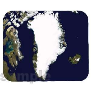  Greenland Satellite Map Mouse Pad 
