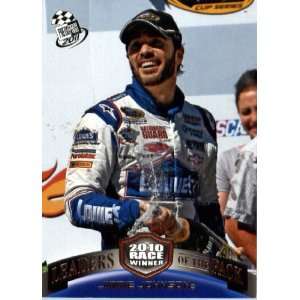  2011 NASCAR PRESS PASS RACING CARD # 136 Jimmie Johnson Leaders 