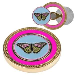  Challenge Coin   Miscellaneous   Butterfly   Blue/Pink 