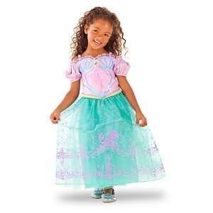  Disney Princess ARIEL Costume Dress Girl XXS 2/3 